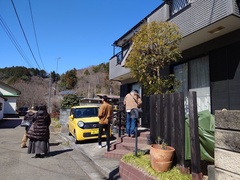 東京都あきる野市の空き家活用エリアの街並み