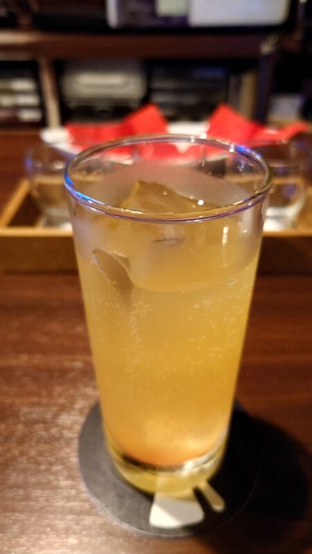 大村市 ミュージックバー tori-kの長崎ビワソーダ（ノンアルコール）