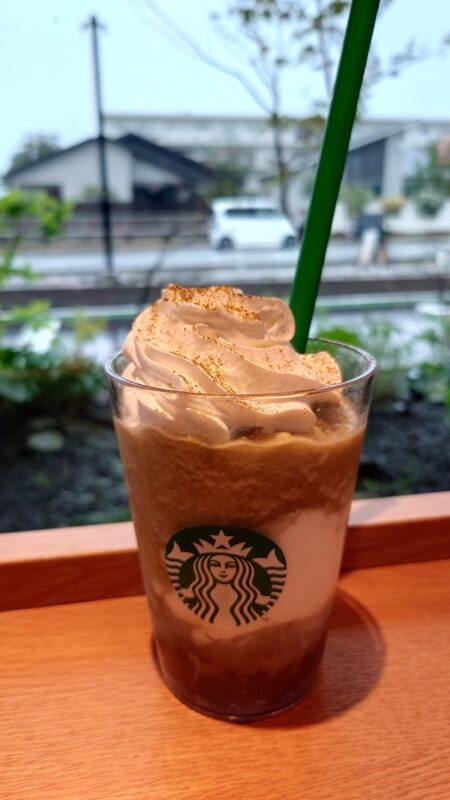 長崎県大村市のスターバックスのフラペチーノ